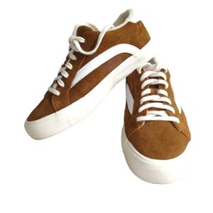 Madewell Sidewalks Suede Sherpa Lined Sneaks